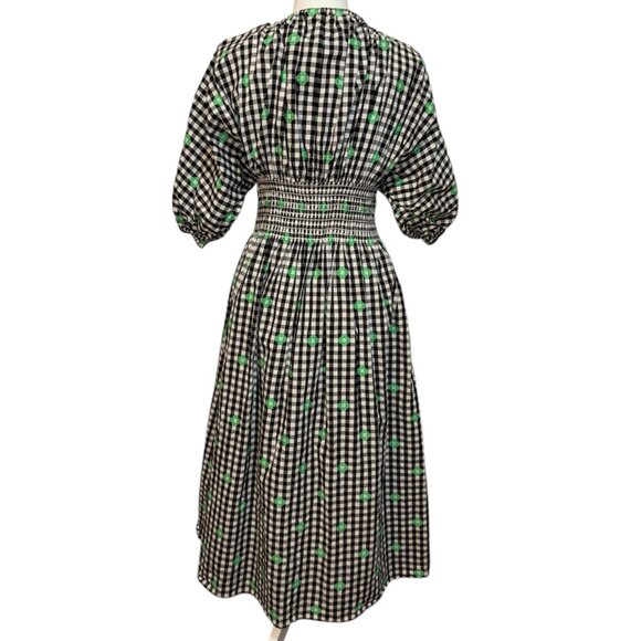 Kate Spade Gingham Voile Mid Dress Size Small - Picture 4 of 5
